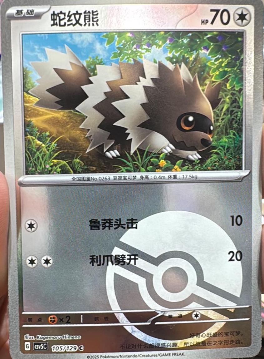 Zigzagoon [Poke Ball] #105