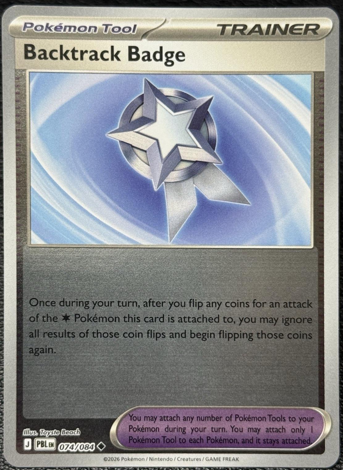 Backtrack Badge [Reverse Holo] #74