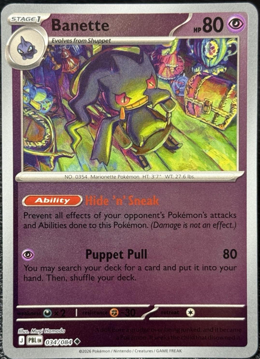 Banette [Reverse Holo] #34