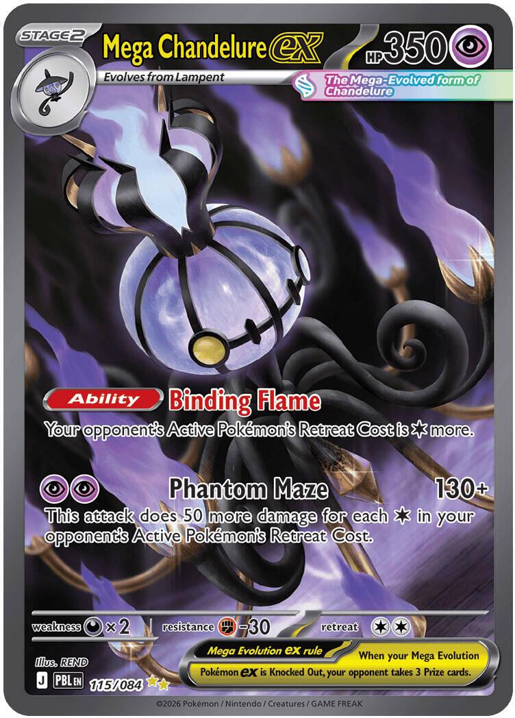 Mega Chandelure ex #115