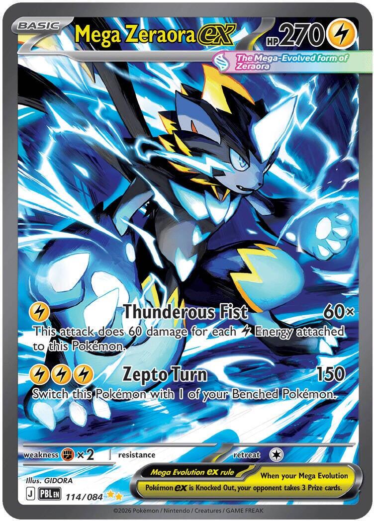 Mega Zeraora ex #114