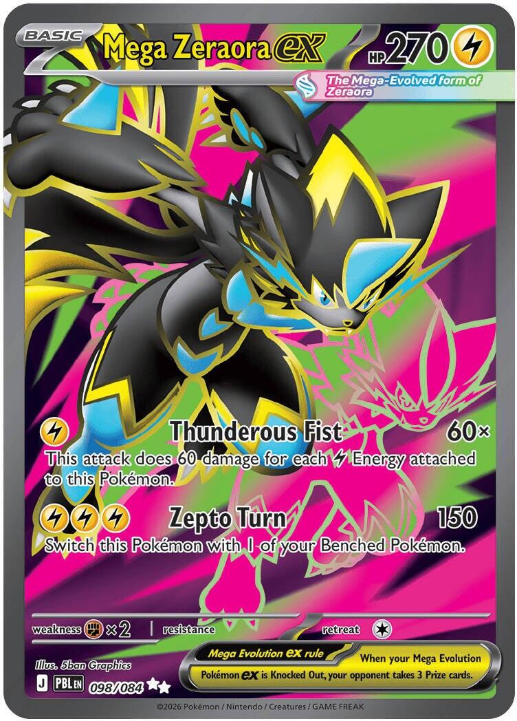 Mega Zeraora ex #98