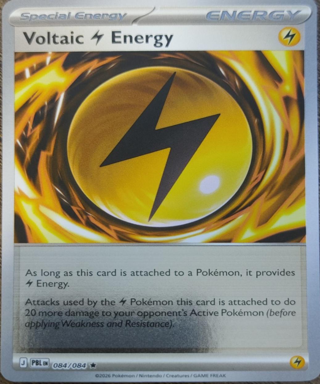 Voltaic Lightning Energy [Reverse Holo] #84