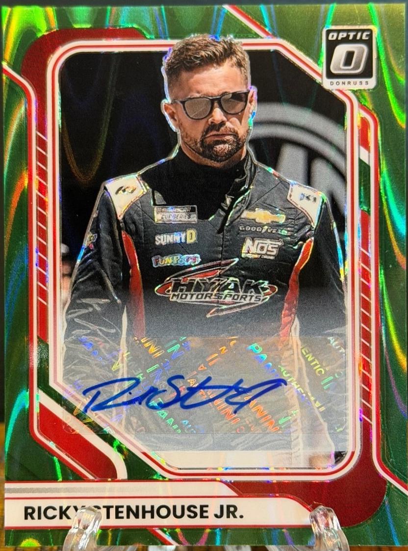Ricky Stenhouse Jr. [Green Swirl Optic Signature] #85