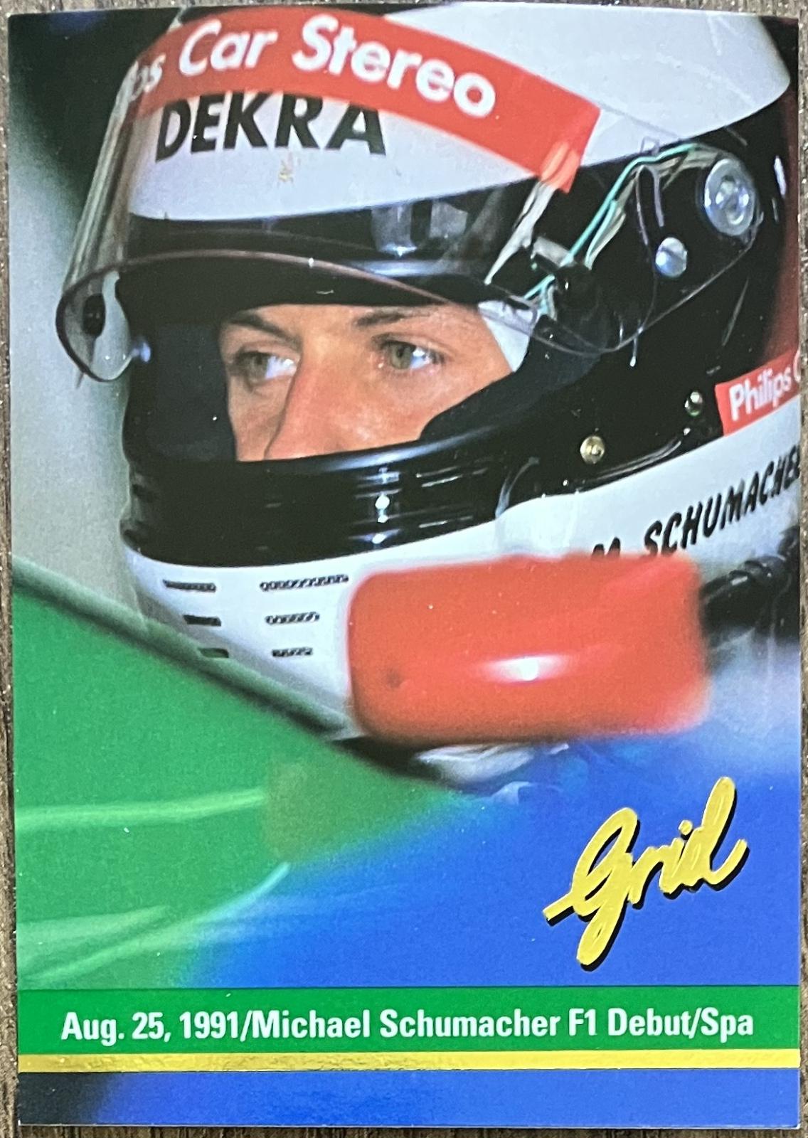 Aug. 25, 1991/Michael Schumacher F1 Debut/Spa #194