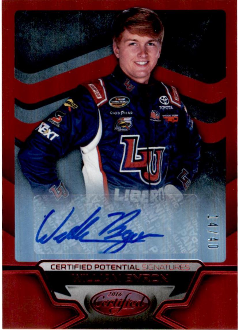 William Byron [Red] #CP-WB