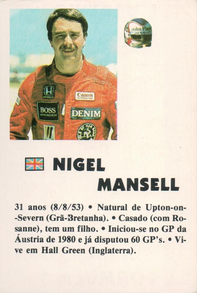 Nigel Mansell #21