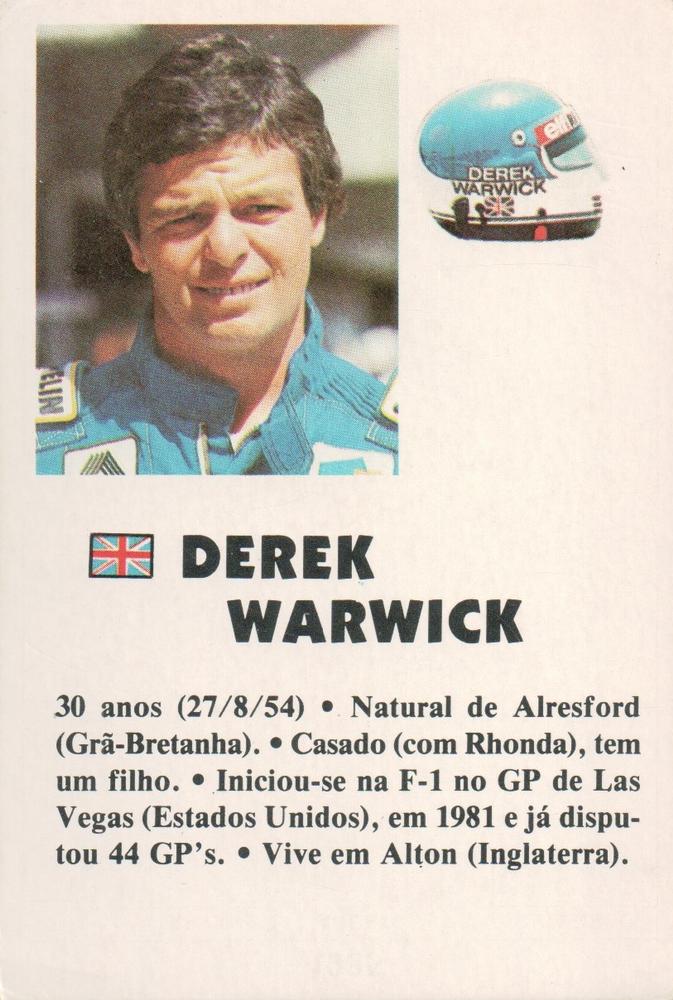 Derek Warwick #30