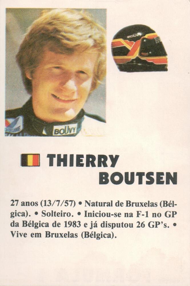 Thierry Boutsen #32