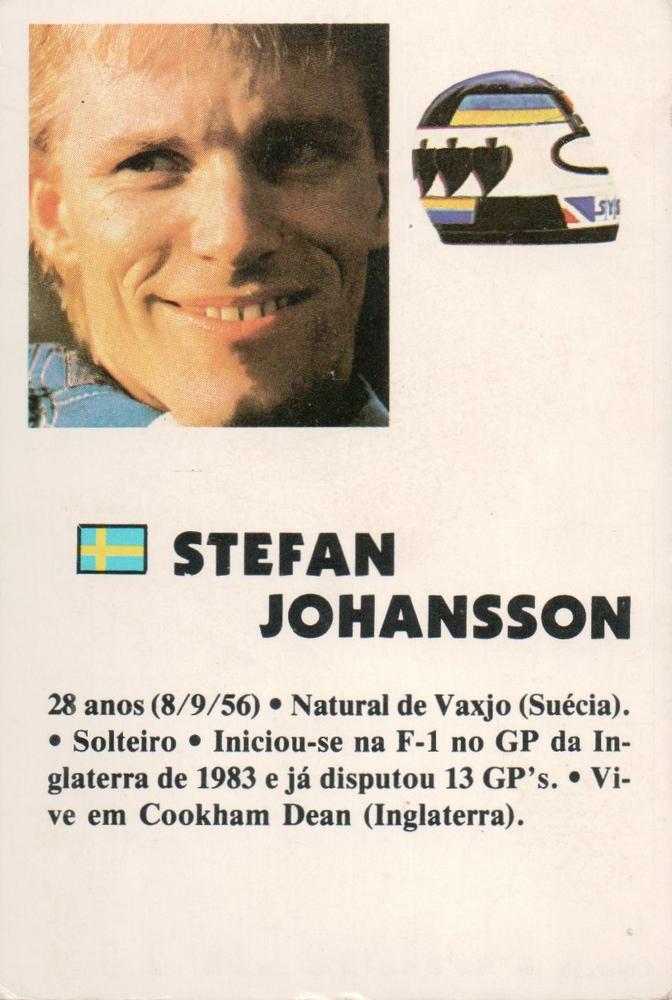 Stefan Johansson #33