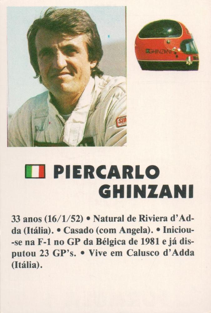 Piercarlo Ghinzani #38