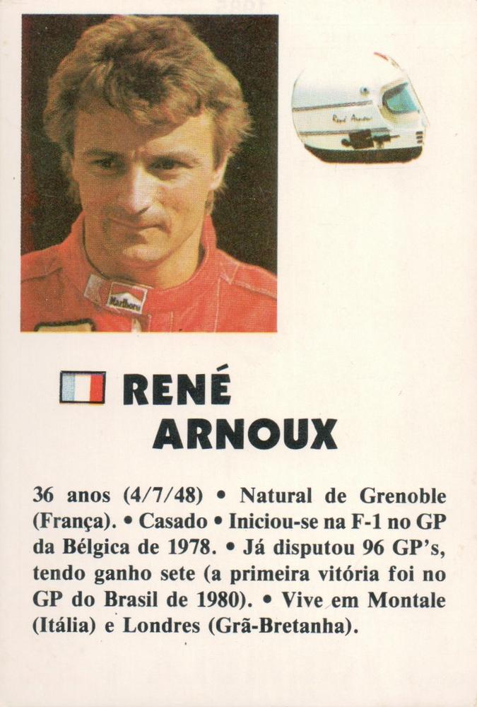 Rene Arnoux #43