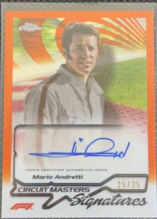Mario Andretti [Orange Refractor] #CMS-AND