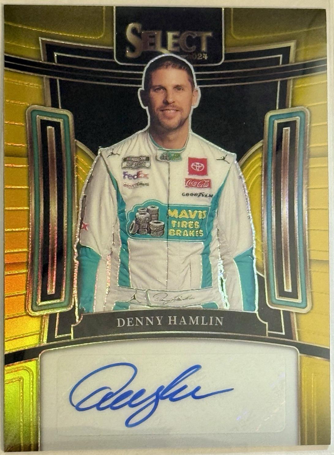 Denny Hamlin [Gold Prizm] #2