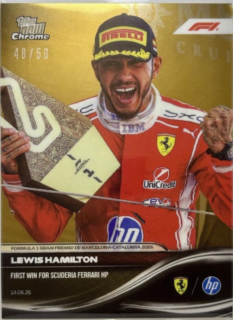 Lewis Hamilton [Gold Foil] #38
