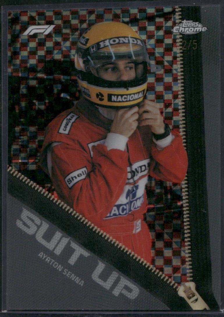 Ayrton Senna [Red Checker Flag] #SU-23