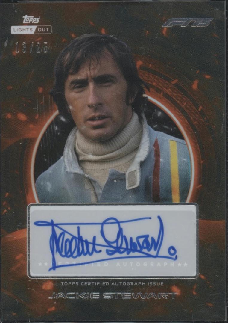 Jackie Stewart [Orange Autograph]
