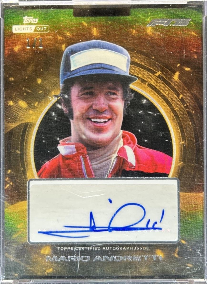 Mario Andretti [Gold Autograph]