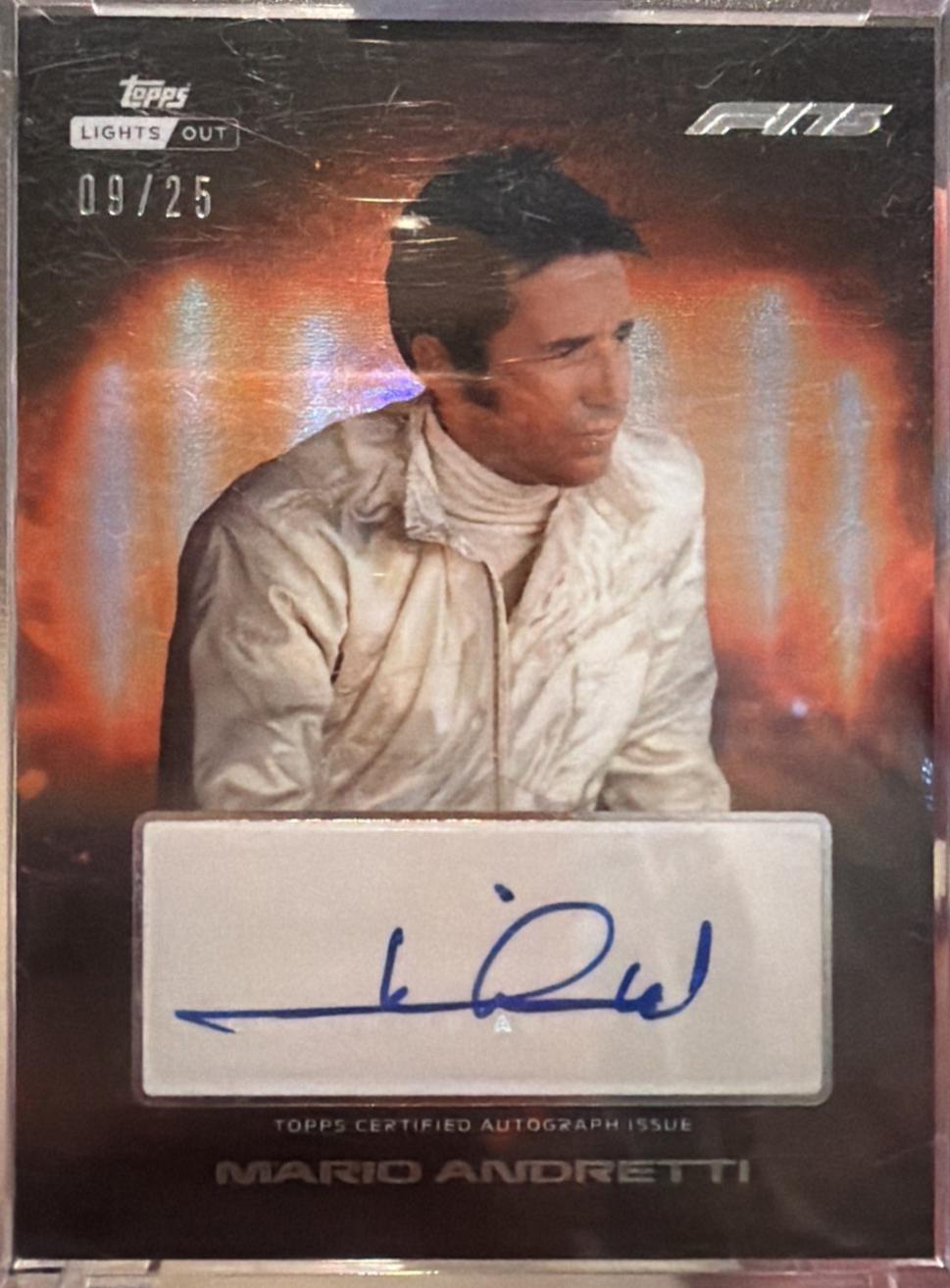 Mario Andretti [Orange Autograph]