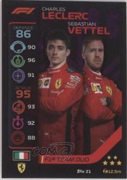 Charles Leclerc, Sebastian Vettel #21