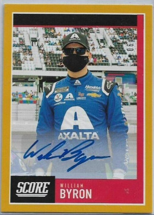 William Byron [Autograph Gold] #10