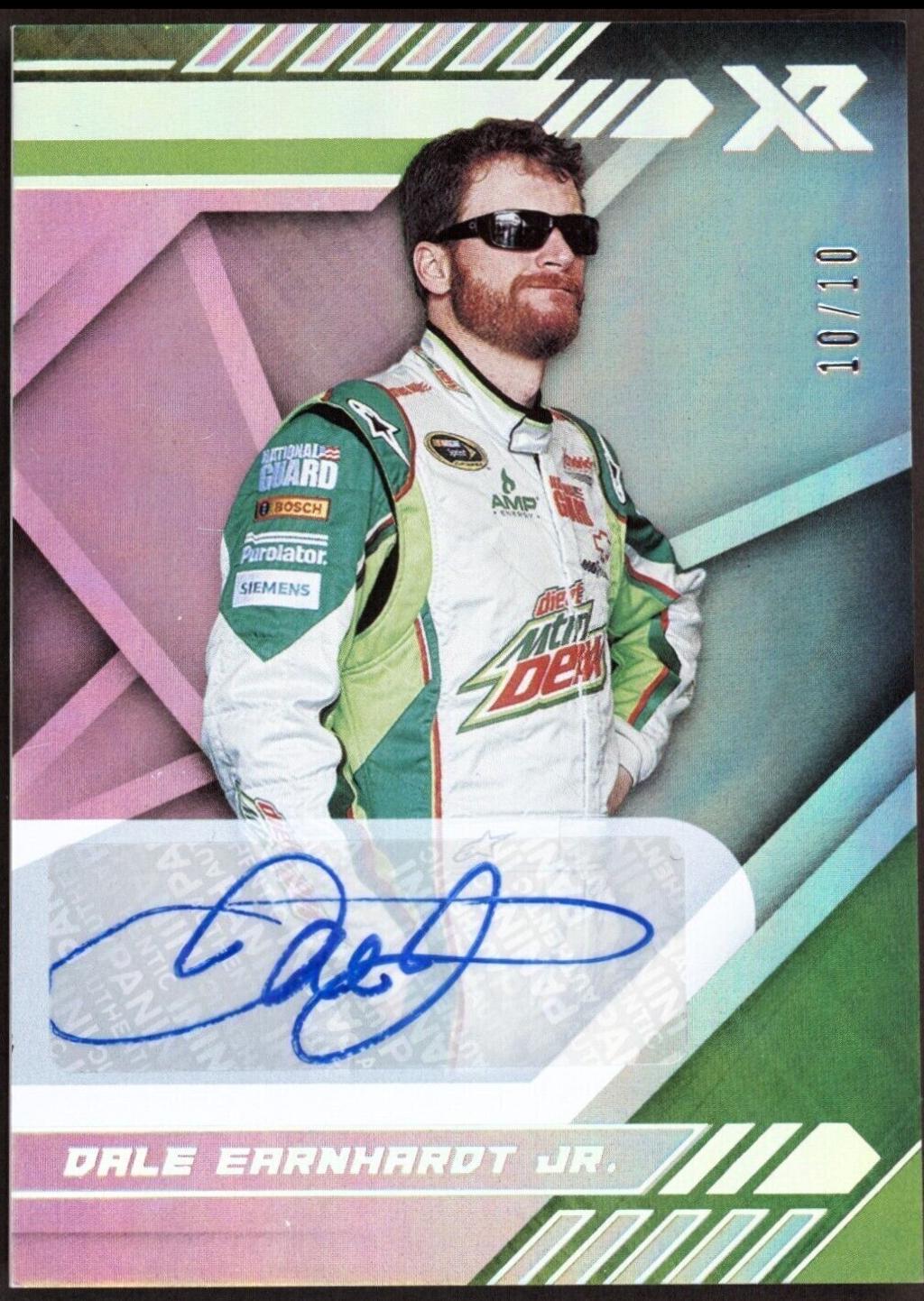 Dale Earnhardt Jr [Autograph Silver] #17