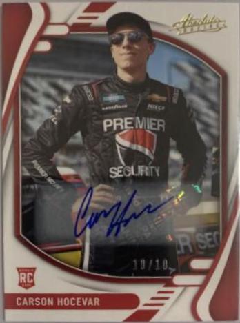 Carson Hocevar [Autograph Gold] #19