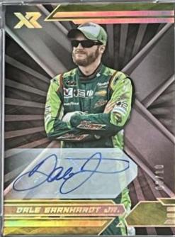 Dale Earnhardt Jr [Autograph Silver] #18
