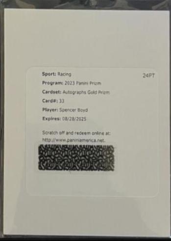 Spencer Boyd [Gold] #33