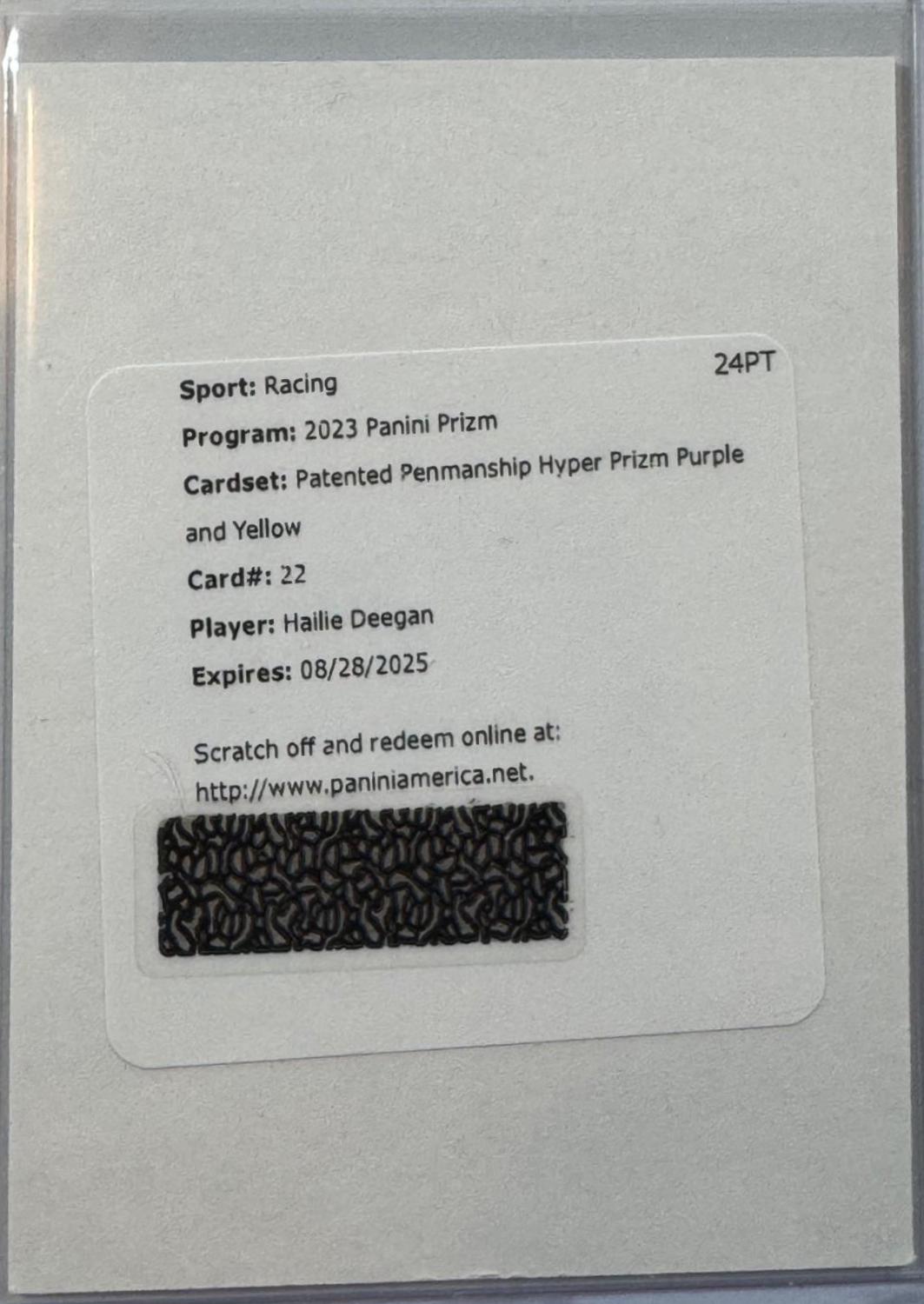 Hailie Deegan [Purple Yellow Hyper] #22