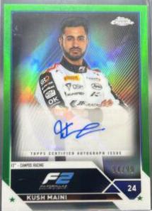 Kush Maini [Green Refractor] #CAC-KMI