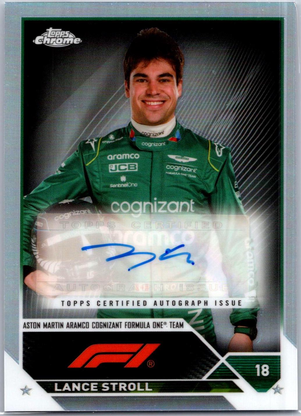 Lance Stroll [Orange Refractor] #CAC-LS