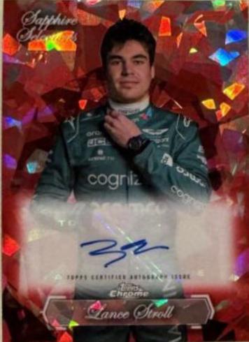 Lance Stroll [Red Refractor] #CAC-LS