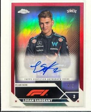 Logan Sargeant [Red Refractor] #CAC-LSI