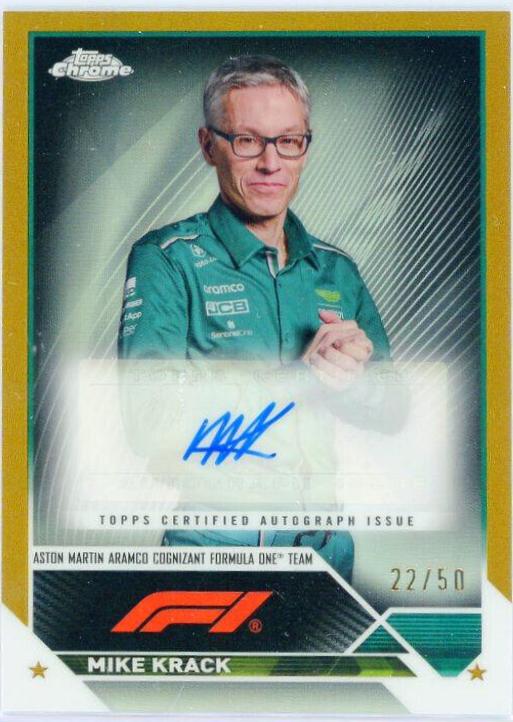 Mike Krack [Gold Refractor] #CAC-MK