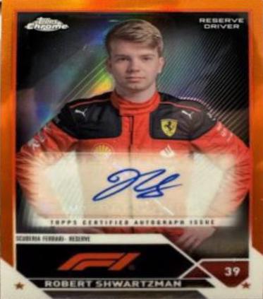 Robert Shwartzman [Orange Refractor] #CAC-RSH