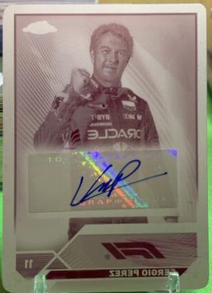 Sergio Perez [Prinitng Plate] #CAC-SP