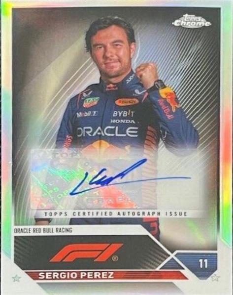 Sergio Perez [Red Refractor] #CAC-SP