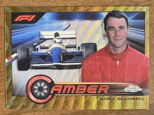 Nigel Mansell [Gold Wave Refractor] #CAM-NM