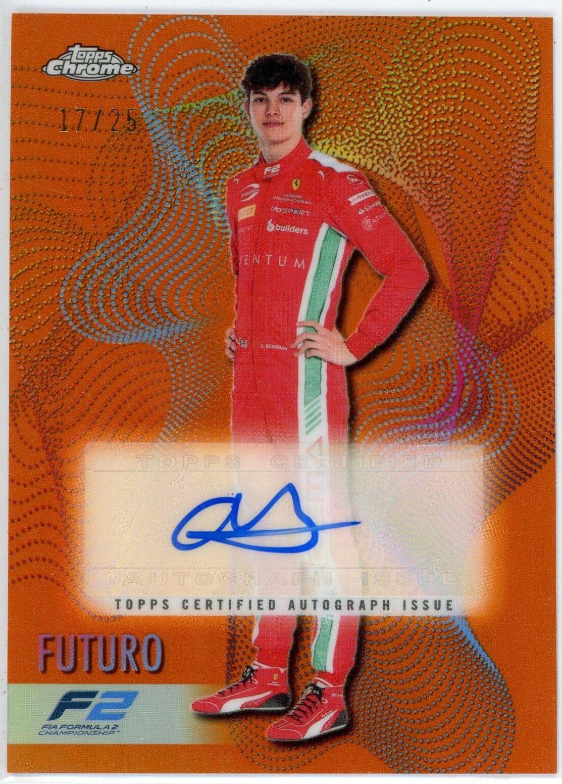 Oliver Bearman [Orange Refractor Autograph] #FT-OB