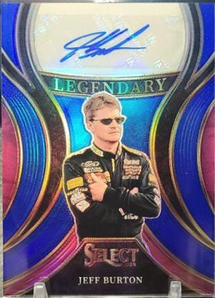 Jeff Burton [Blue Prizm] #6
