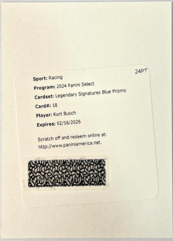 Kurt Busch [Blue Prizm] #18