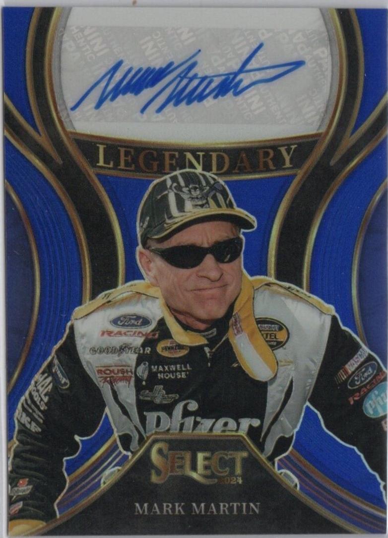 Mark Martin [Blue Prizm] #10