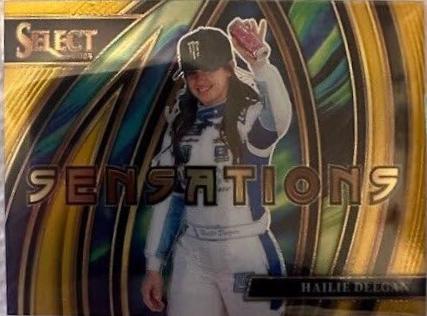 Hailie Deegan [Gold Prizm] #9