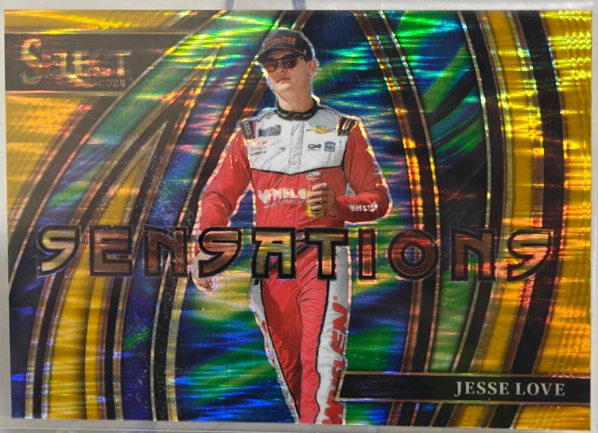 Jesse Love [Gold Flash Prizm] #10