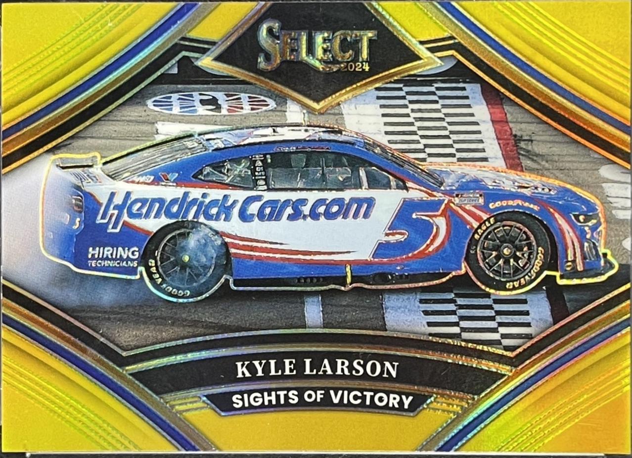 Kyle Larson [Gold Prizm] #7
