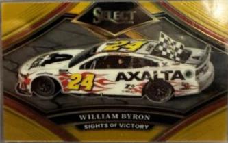 William Byron [Gold Prizm] #1