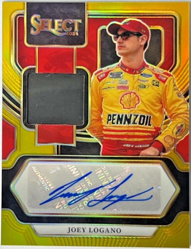 Joey Logano [Gold Prizm] #5