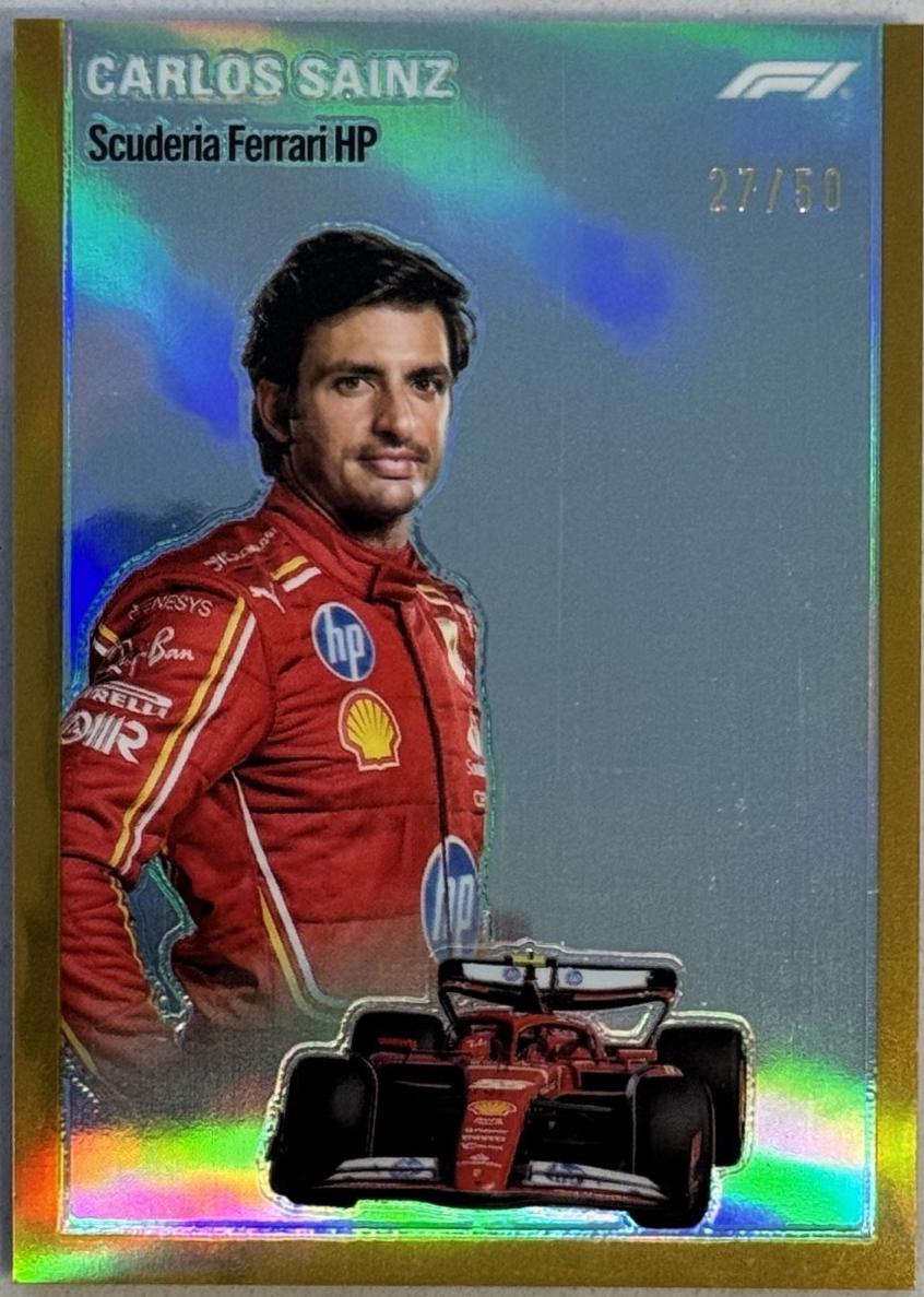 Carlos Sainz [Gold Refractor] #1954-4