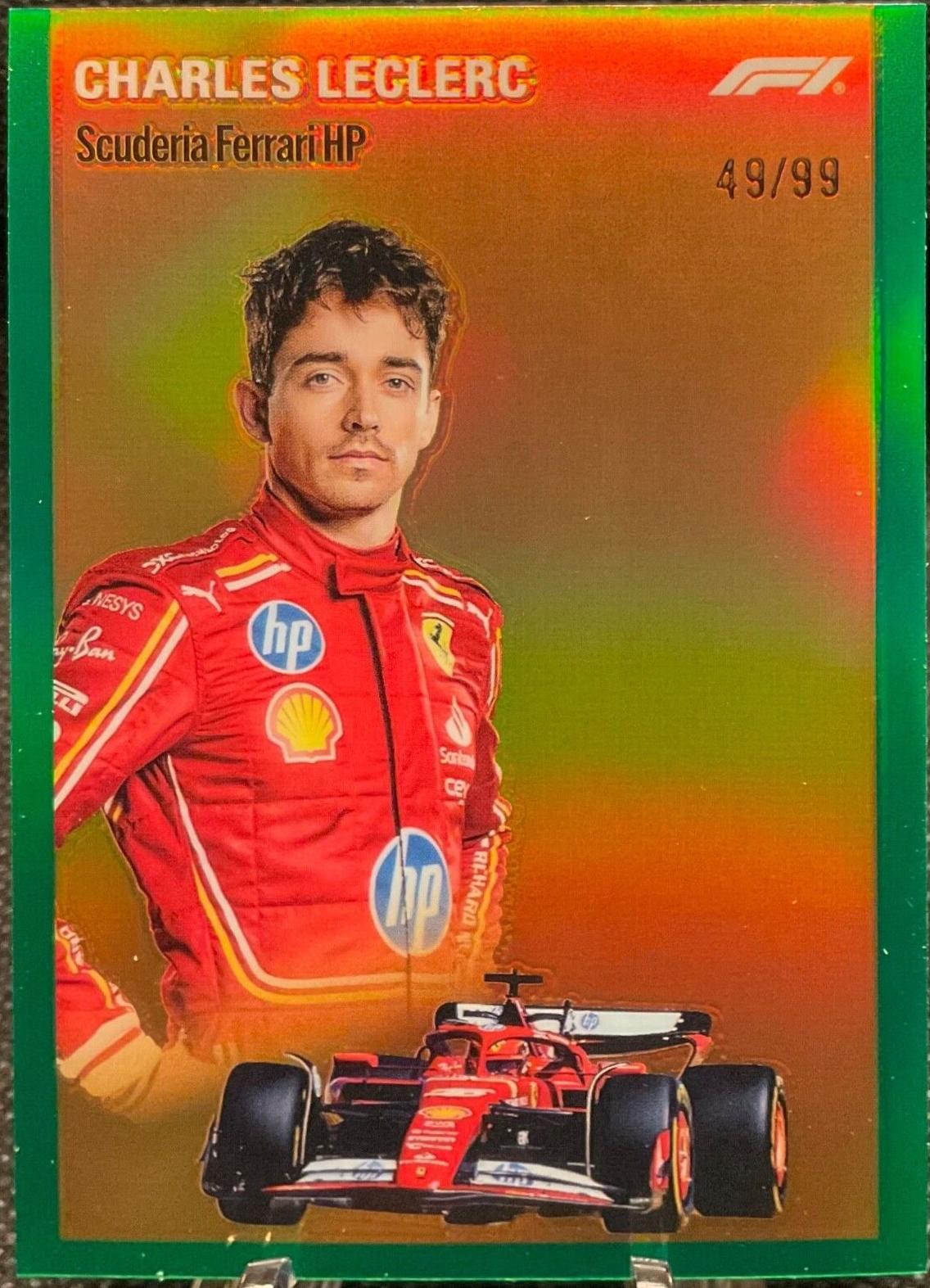 Charles Leclerc [Green Refractor] #1954-3